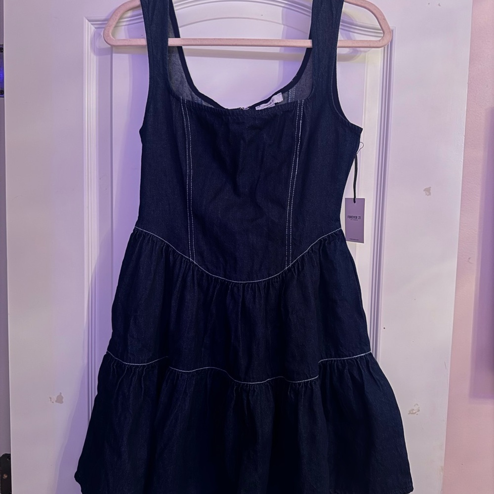 Dark Blue Denim Dress